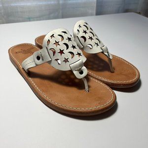 Freebird by Steven Vallarta Sandals White size 10